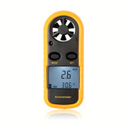 Speed Metter le vent numérique avec écran LCD transparent - Windemomètre portable pour les activités de plein air 5