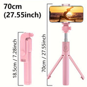 Stick Selfie flexible avec télécommande sans fil et rotation à 360 ° - Polonaux selfies compacts pour iPhone et voyage 4