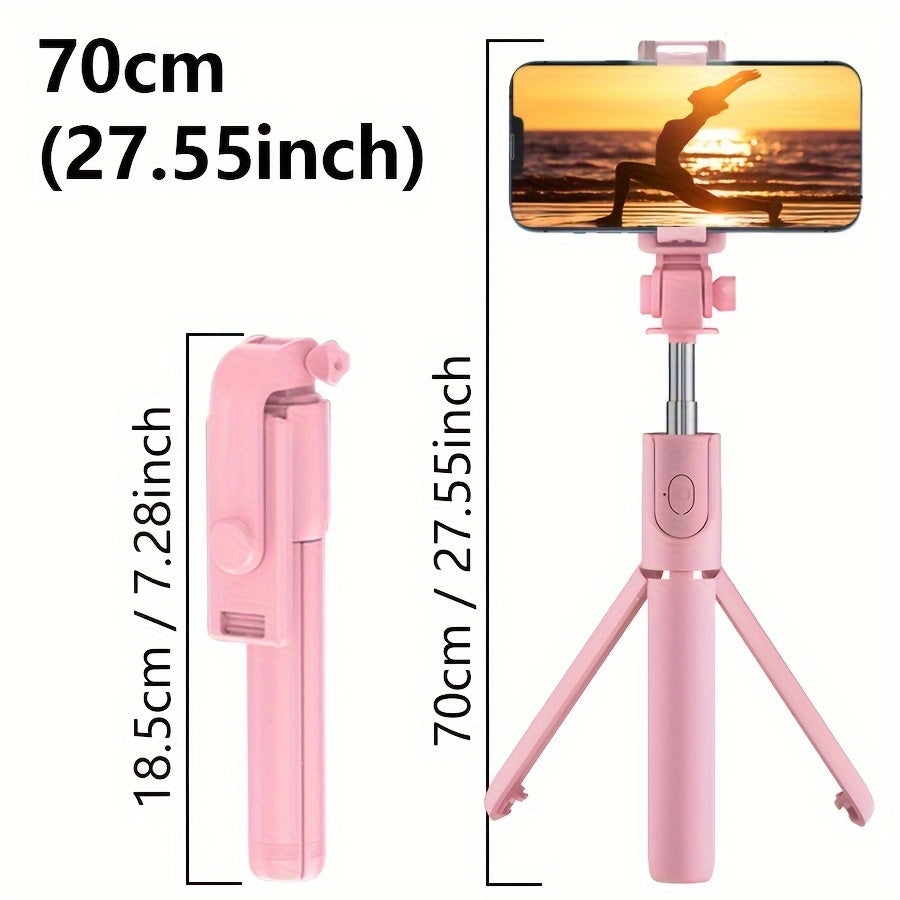 Stick Selfie flexible avec télécommande sans fil et rotation à 360 ° - Polonaux selfies compacts pour iPhone et voyage 4