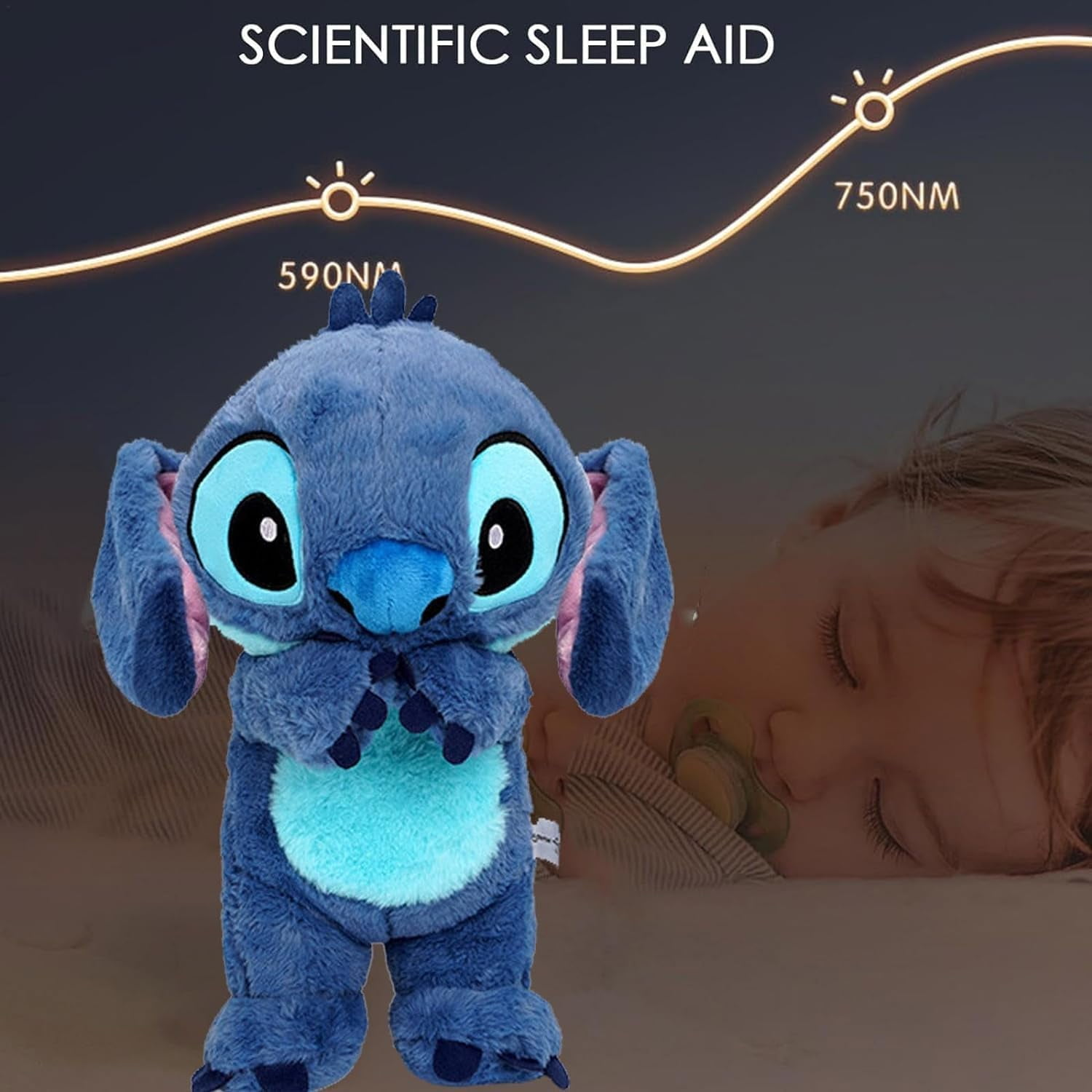 Stitch, compagnon de sommeil en peluche 3