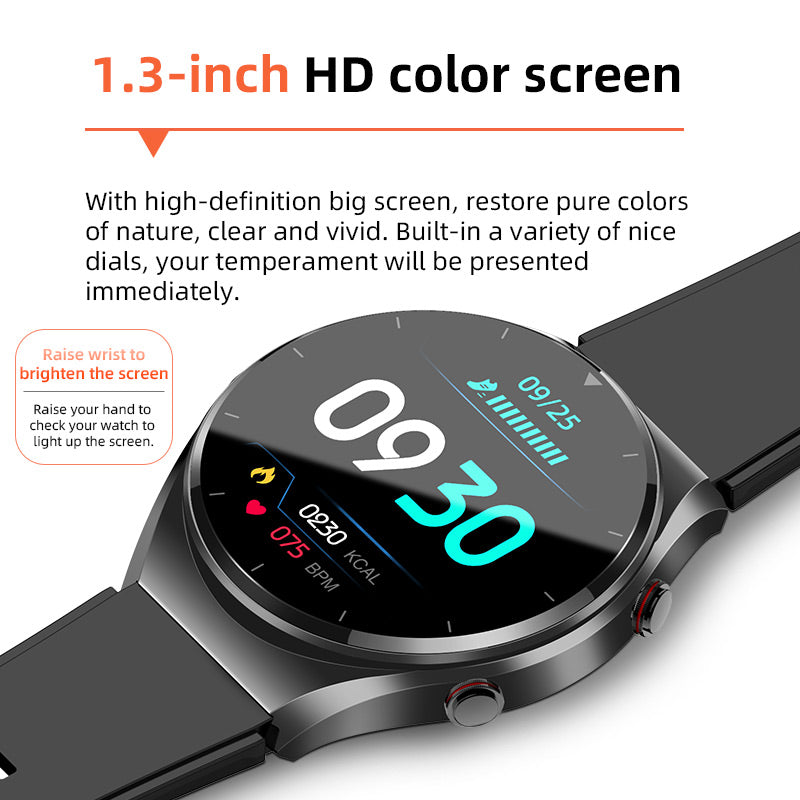 Sugraphe sanguin en un clic | Glucose de la pression artérielle EKG | EKG HRV Heart Frequency Monitor Health Smart Watch 3