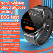 Sugraphe sanguin en un clic | Glucose de la pression artérielle EKG | EKG HRV Heart Frequency Monitor Health Smart Watch 4