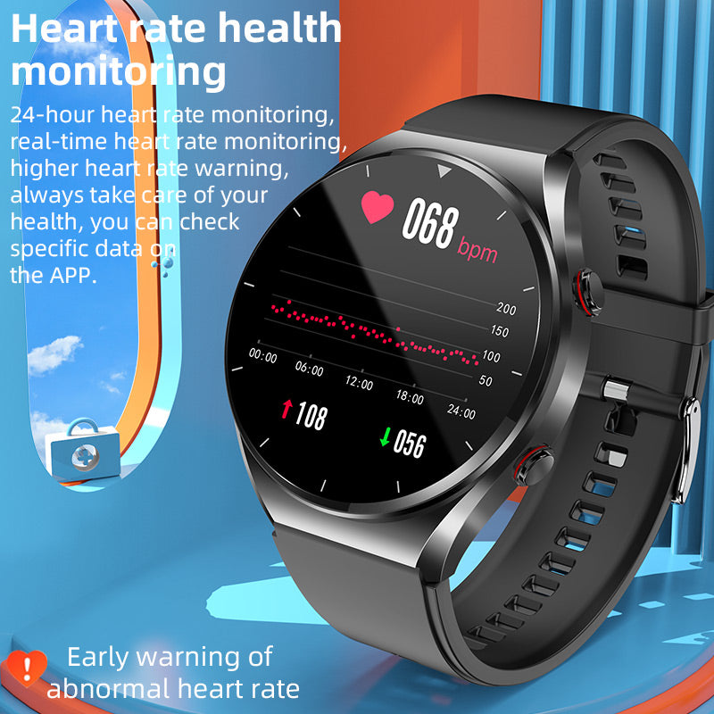 Sugraphe sanguin en un clic | Glucose de la pression artérielle EKG | EKG HRV Heart Frequency Monitor Health Smart Watch 6