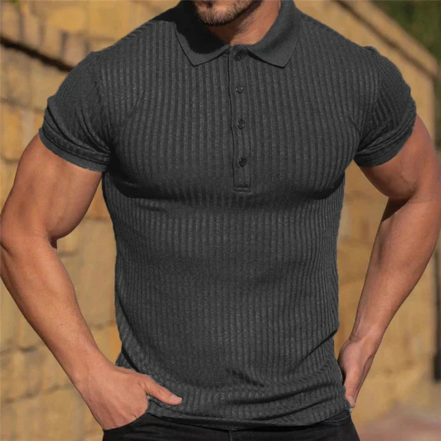 MANUEL | Slim Fit hengittävä pikeepaita