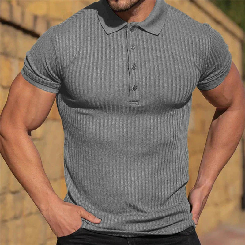 MANUEL | Slim Fit hengittävä pikeepaita
