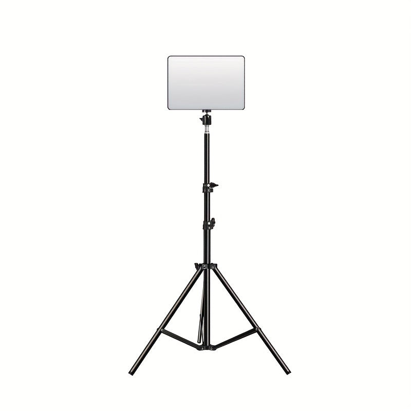 Support de lumière LED réglable pour la photographie et la vidéo - 1,1 m de hauteur, un trépied en aluminium robuste avec lampe 5