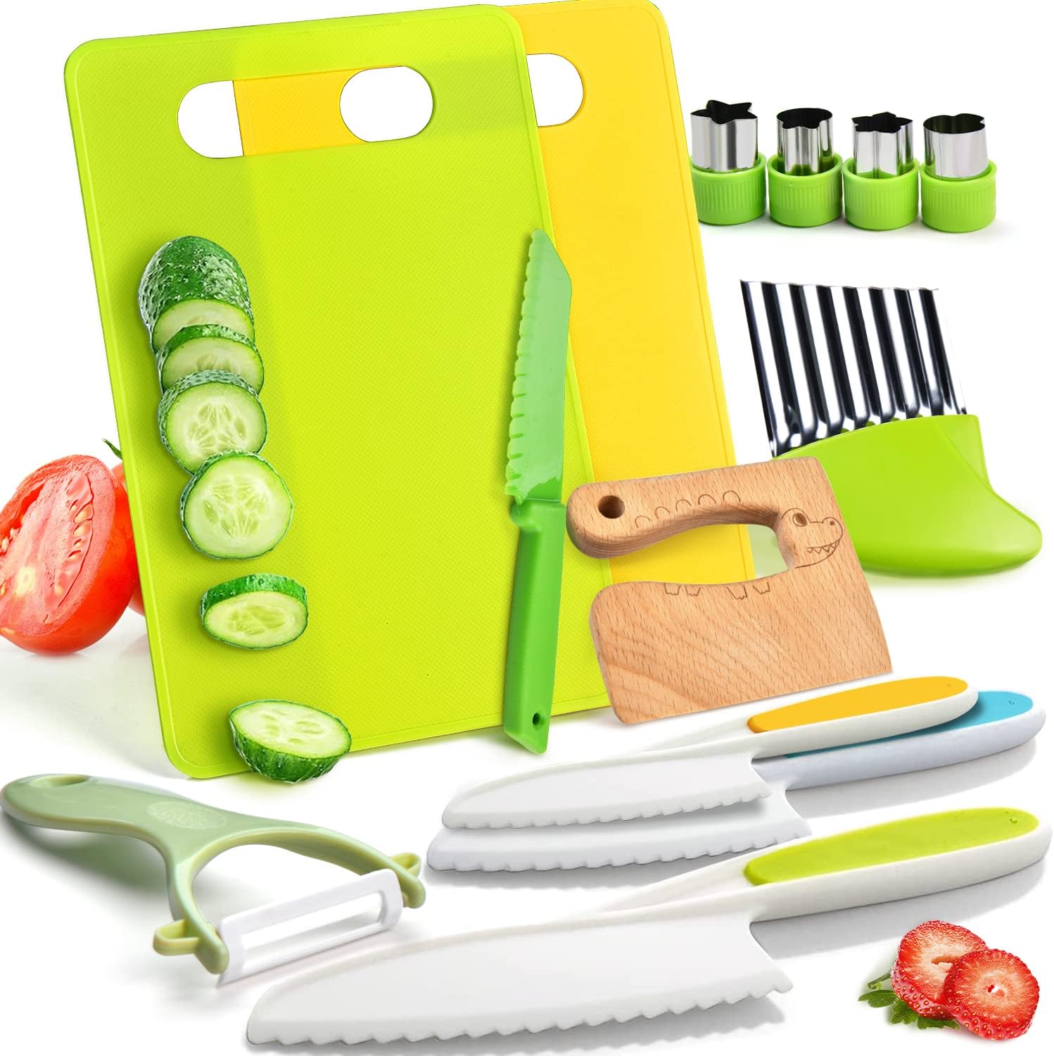 Sûr et ludique: Ustensiles de cuisine Montessori pour les petits (13 pièces) 0