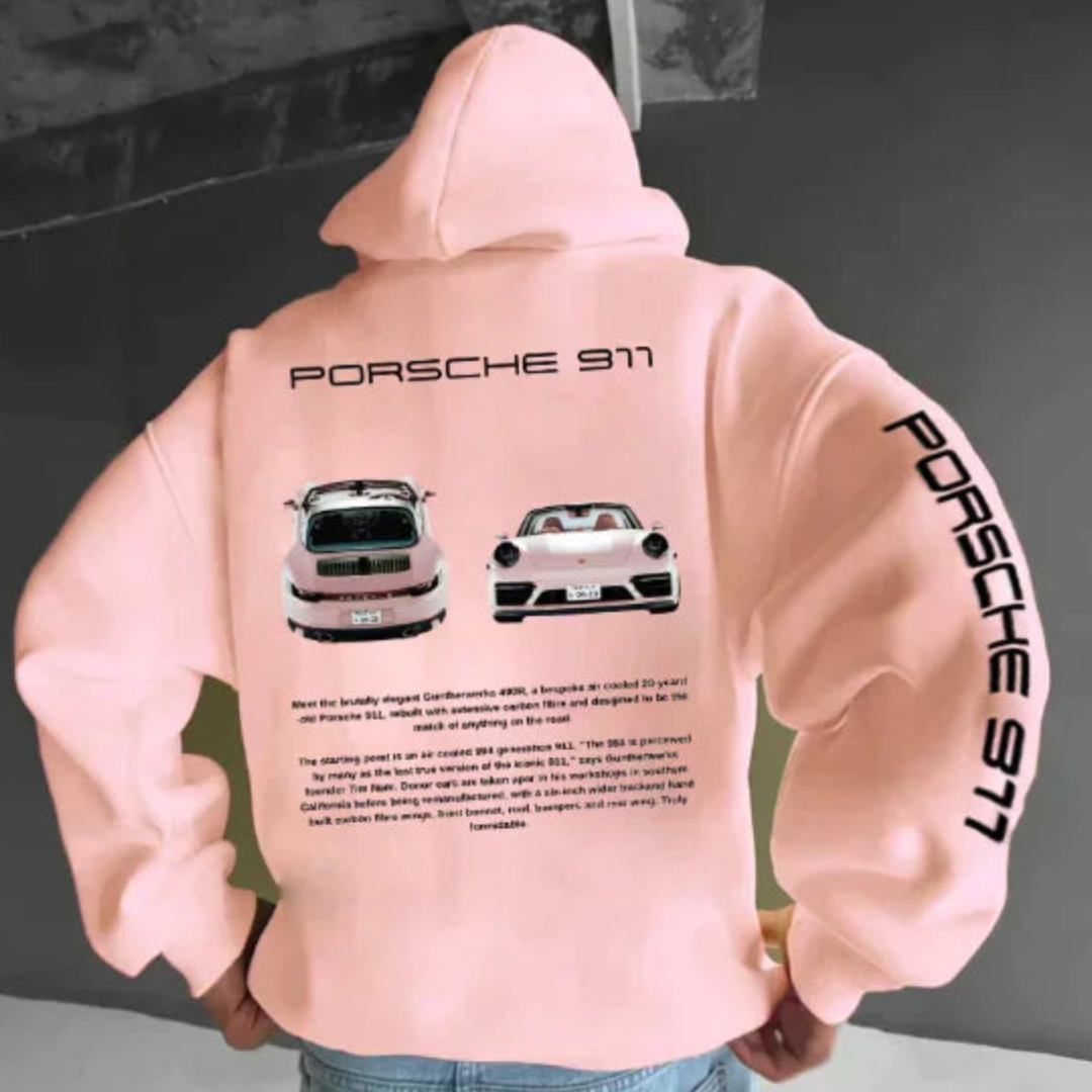 Warm printed hoodie for men Plus size – DENEROVA - Main Image