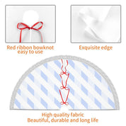 Tablier à franges et motif sapin de Noël 5