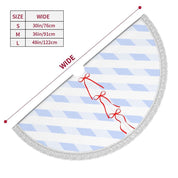 Tablier à franges et motif sapin de Noël 6