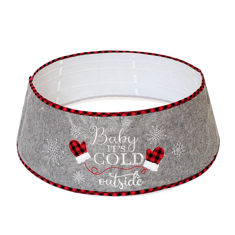 Tablier décoratif pour sapin de Noël, à la fois tendance et simple 0