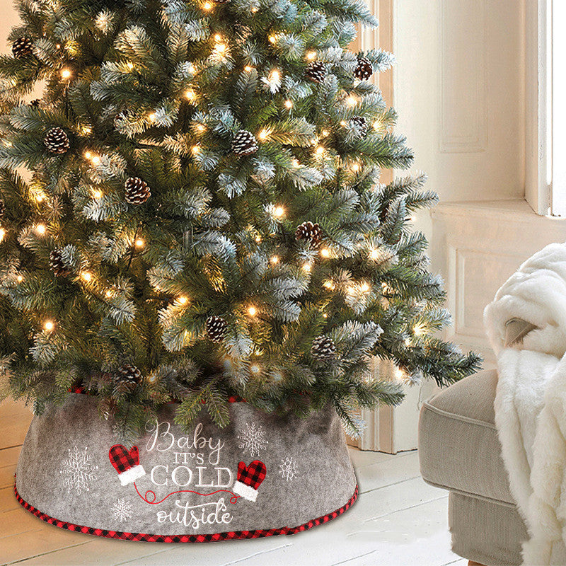 Tablier décoratif pour sapin de Noël, à la fois tendance et simple 1