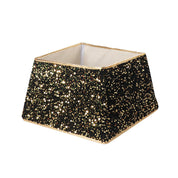 Tablier sapin de Noël à paillettes et base décorative 0