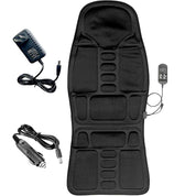 Tampon de chaise de massage à 8 modes avec coussin de cou arrière chauffé pour la voiture et la maison 2