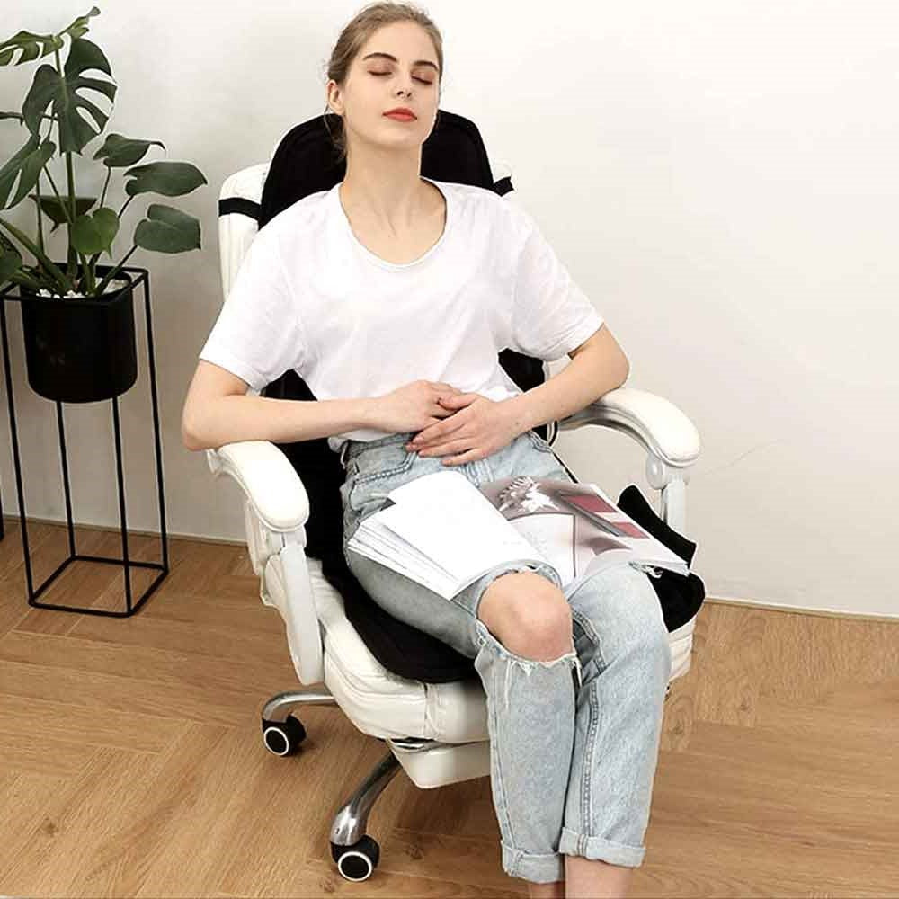 Tampon de chaise de massage à 8 modes avec coussin de cou arrière chauffé pour la voiture et la maison 6