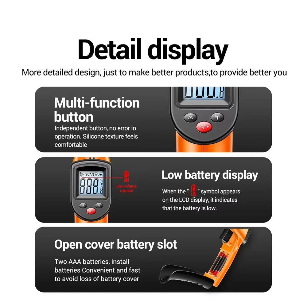 Thermomètre laser infrarouge tout-en-un 7