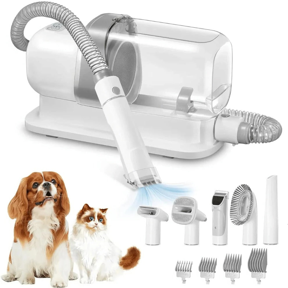 Tondeuse silencieuse pour chien avec kit complet de tondeuse et brosse | Grande capacité de 2,3 L 1