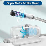 Tondeuse silencieuse pour chien avec kit complet de tondeuse et brosse | Grande capacité de 2,3 L 3