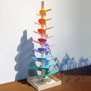 Tour de billes arc-en-ciel – Jouet créatif en bois – Favorise les couleurs et les sons pour les enfants de 3 ans et plus 6