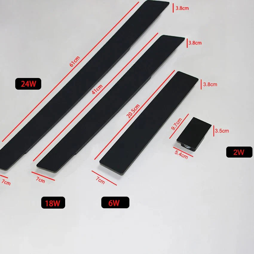 Triglow - Applique murale d'extérieur LED étanche 6