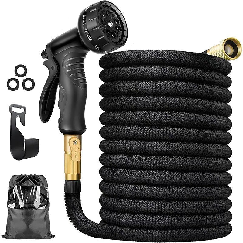 Tuyau d'eau de jardin extensible de 100 pieds 0