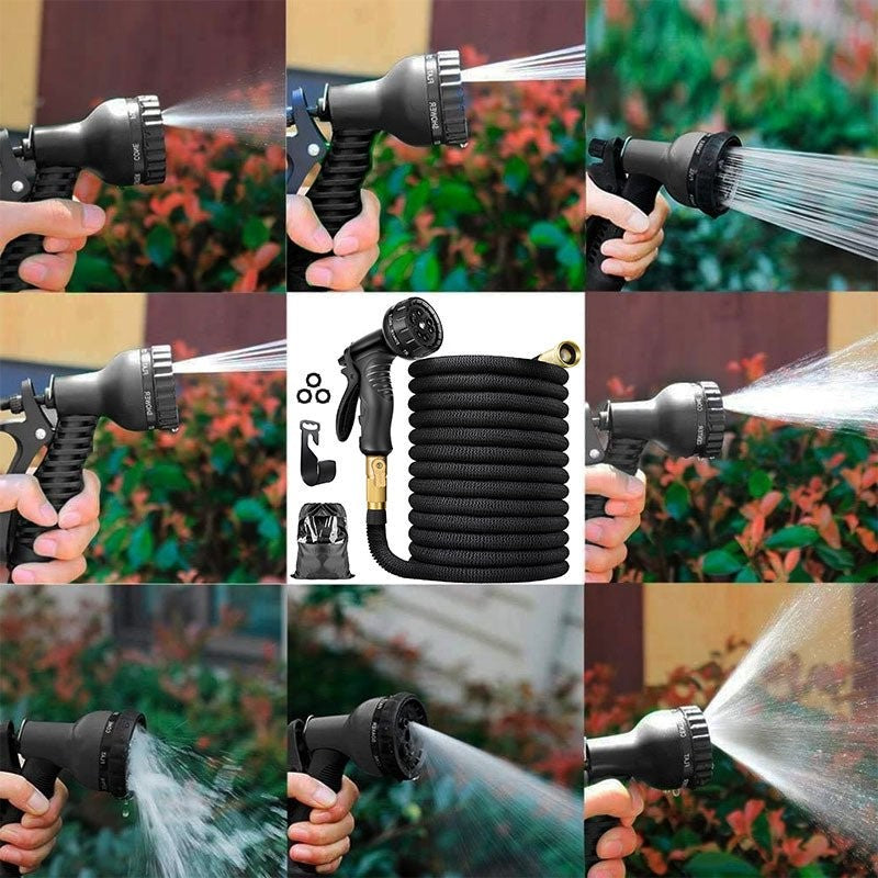 Tuyau d'eau de jardin extensible de 100 pieds 2
