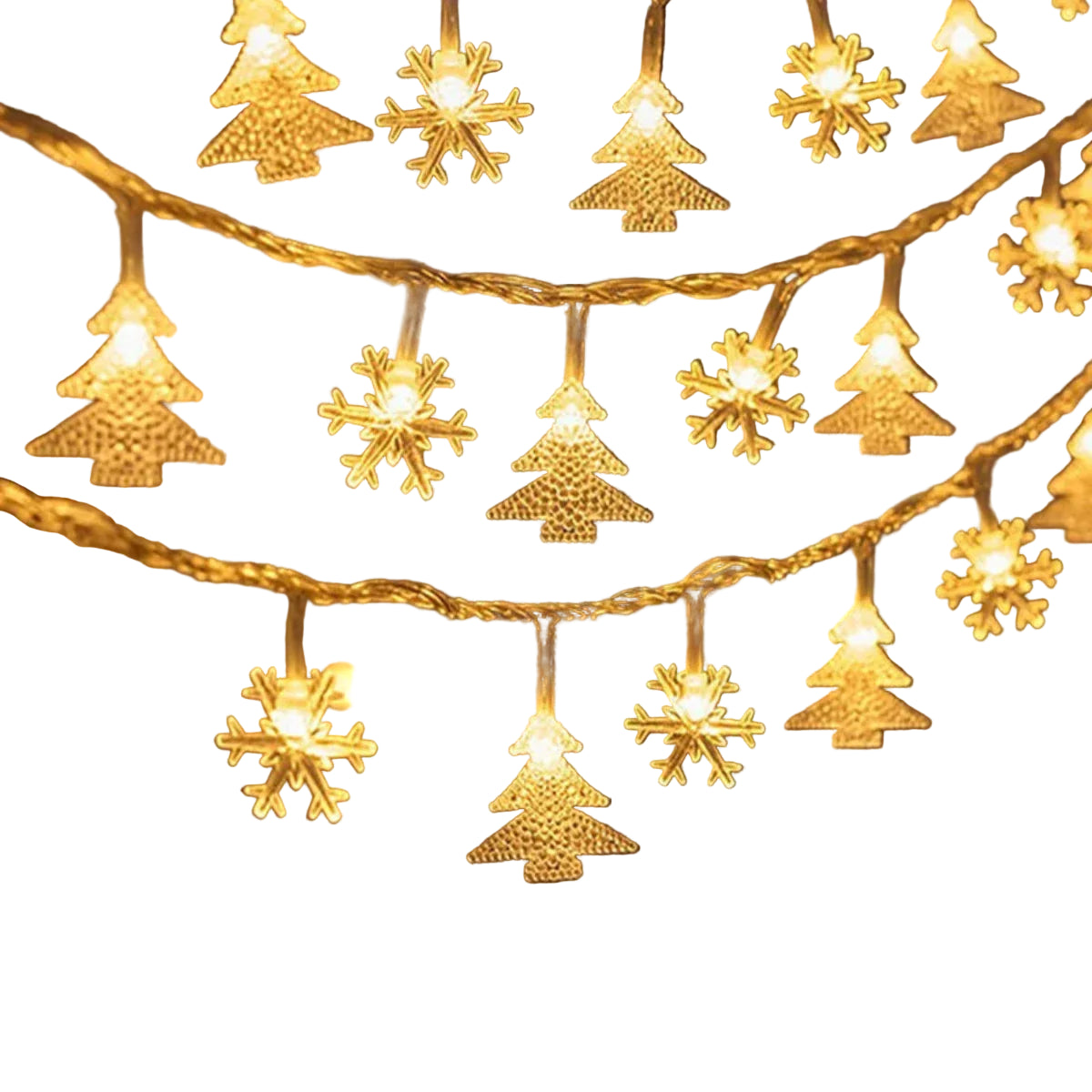 TwinkleStar – Guirlande lumineuse LED blanc chaud pour décorer le sapin de Noël 0