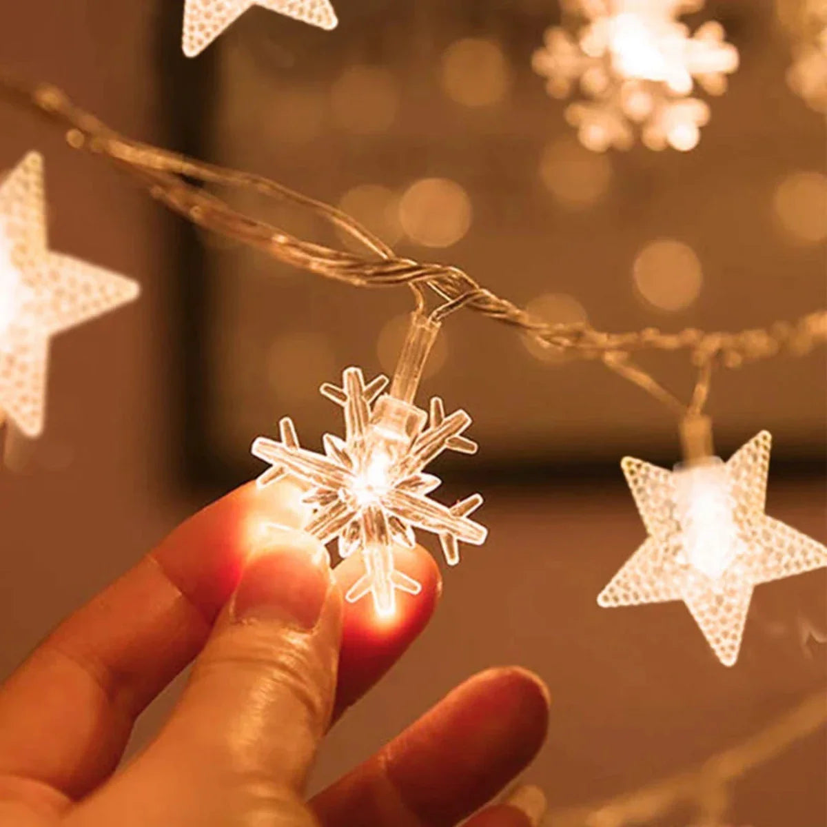 TwinkleStar – Guirlande lumineuse LED blanc chaud pour décorer le sapin de Noël 2