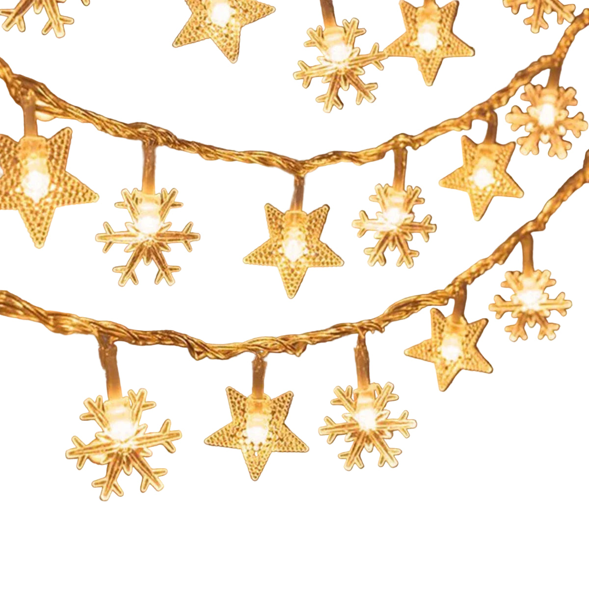 TwinkleStar – Guirlande lumineuse LED blanc chaud pour décorer le sapin de Noël 3