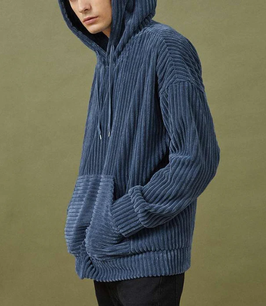 UNISEX | Corduroy Hoodie Sweatshirt