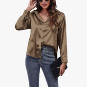 Karen I Classic Long Sleeve Blouse for Women