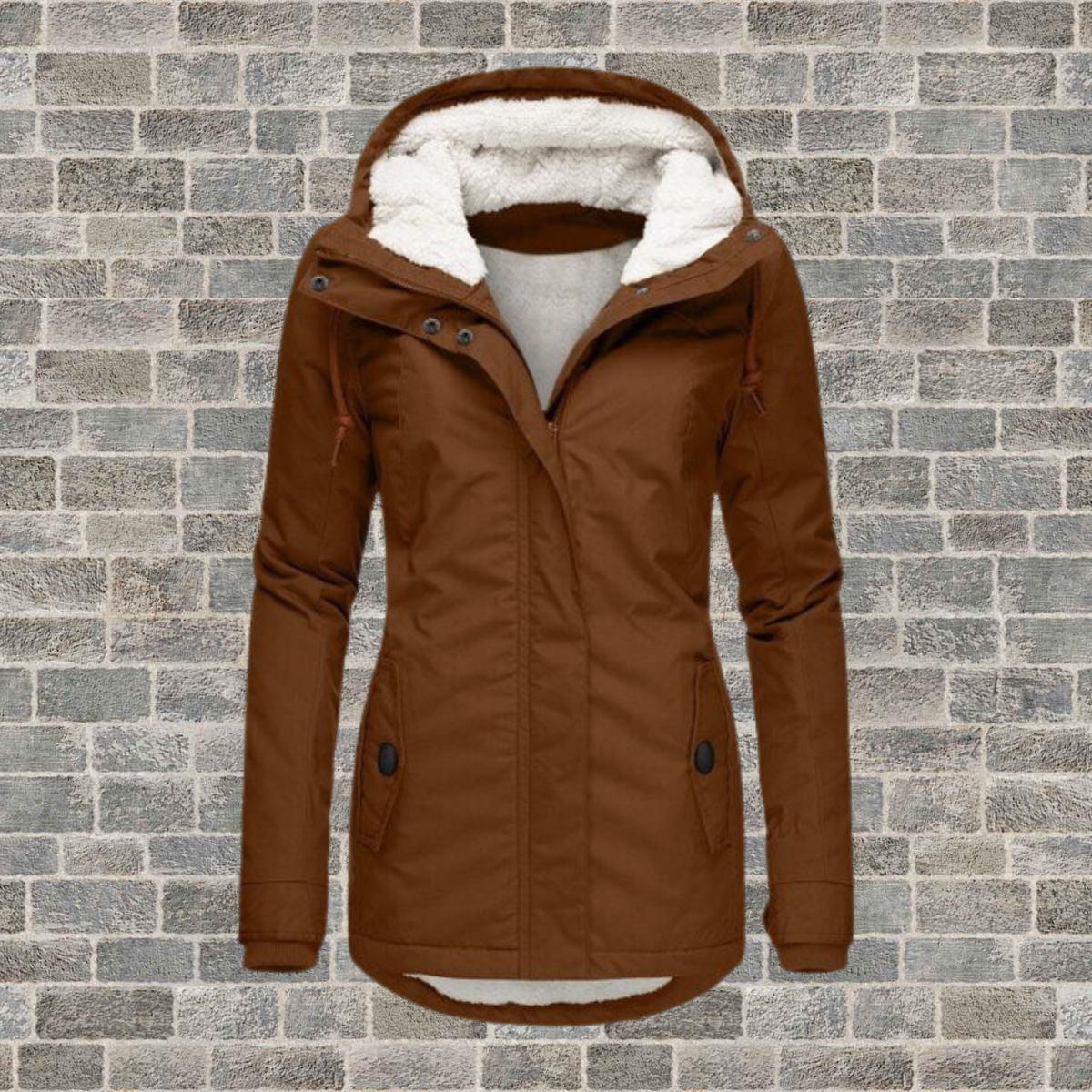 Winnie | Elegant and warm lined cotton coat