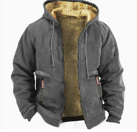 Veste à capuche chaude et confortable pour homme | Hiver 0