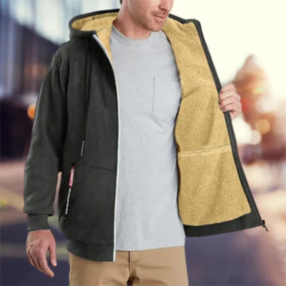 Veste à capuche chaude et confortable pour homme | Hiver 5