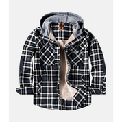 Veste boutonnée à carreaux pour homme | Hiver 5
