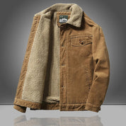 Veste boutonnée vintage pour homme | Chaude 1