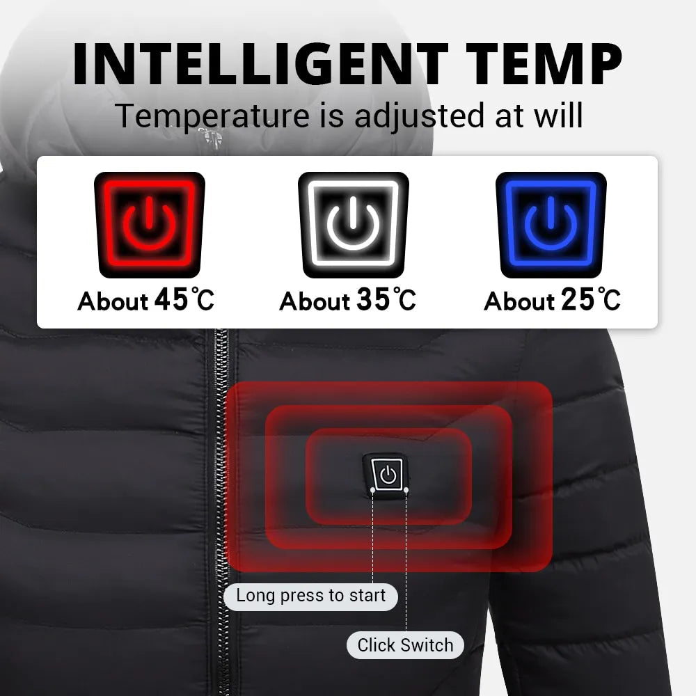 Veste chauffée unisexe 3