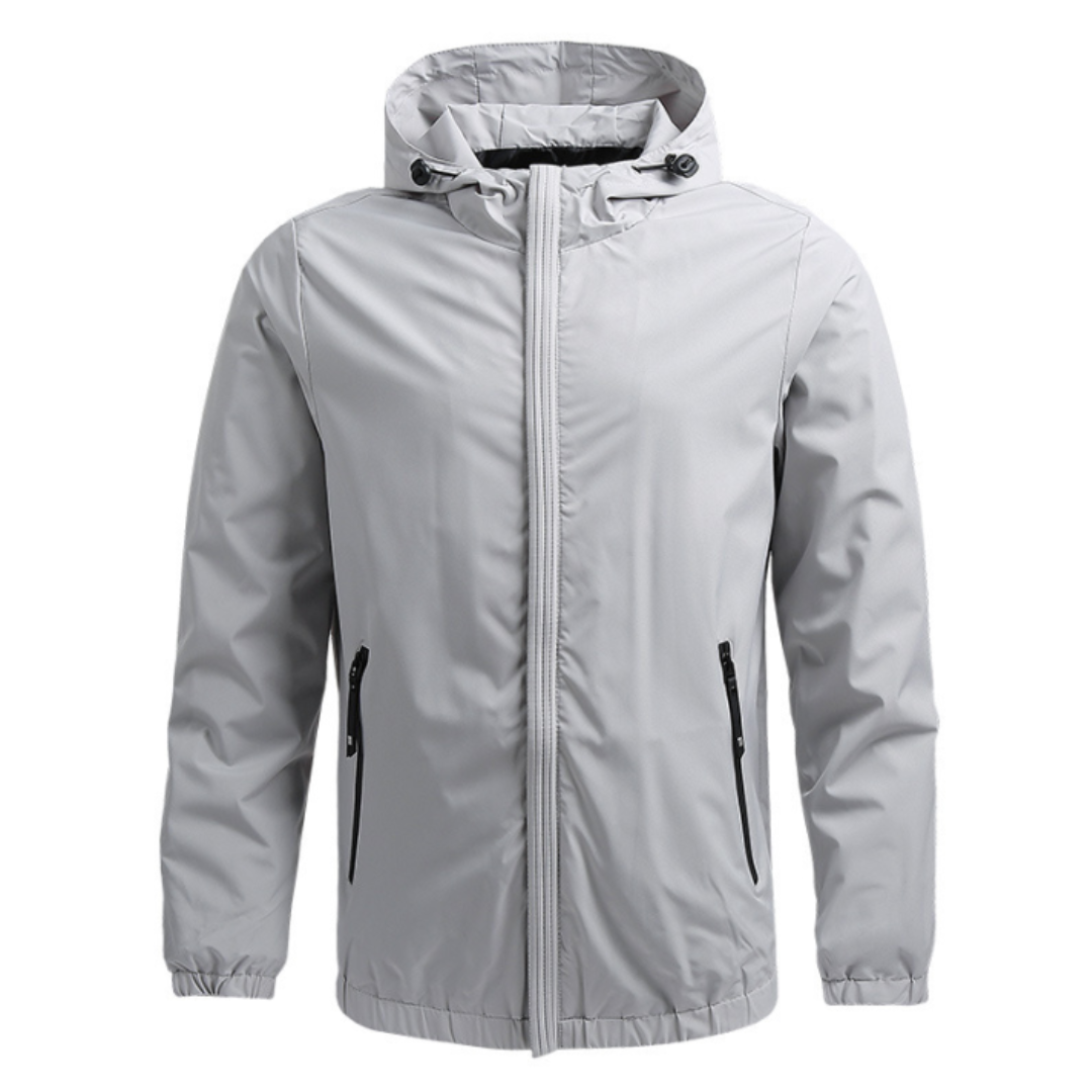 Veste d'extérieur légère à capuche pour homme | Coupe-vent 3