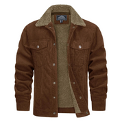 Veste d'hiver chaude pour homme | Boutonnée 0