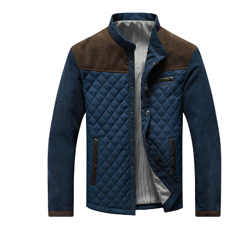Veste d'hiver chaude pour homme | Matelassé 0