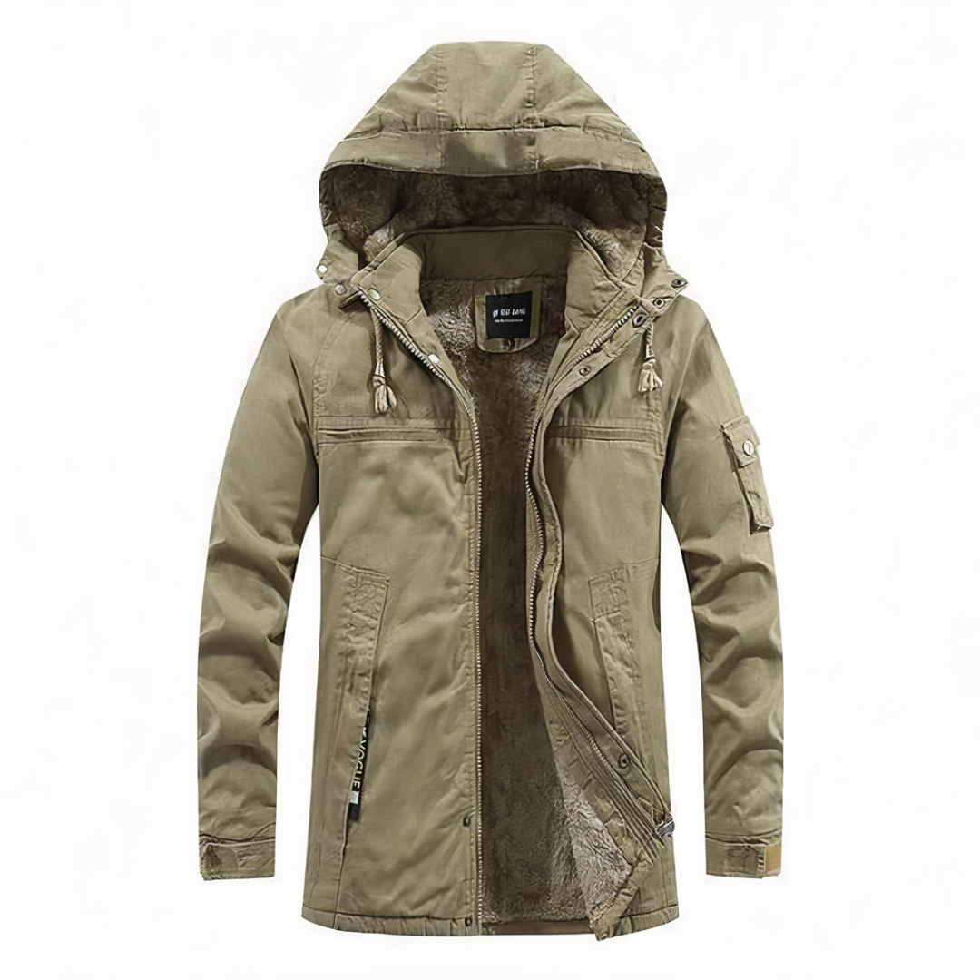 Veste d'hiver élégante à capuche pour homme | Chaude 2
