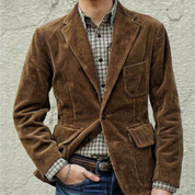 Veste en velours côtelé pour homme avec poches avant | Hiver 3