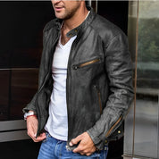 Veste imperméable zippée pour homme | Élégante 1