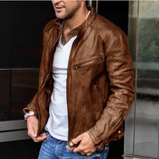 Veste imperméable zippée pour homme | Élégante 2