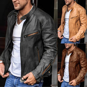 Veste imperméable zippée pour homme | Élégante 4