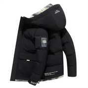 Veste matelassée chaude à capuche pour homme | Poche avant 0