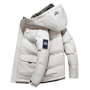 Veste matelassée chaude à capuche pour homme | Poche avant 1