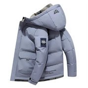 Veste matelassée chaude à capuche pour homme | Poche avant 2