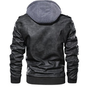 Veste motard à capuche premium pour homme | Décontractée 2