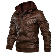 Veste motard à capuche premium pour homme | Décontractée 3